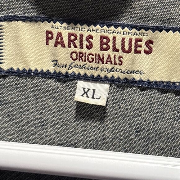 Paris Blues Vintage 90s Y2K  Jacket Womens XL  Dark Wash Made In USA Jean - Picture 8 of 16